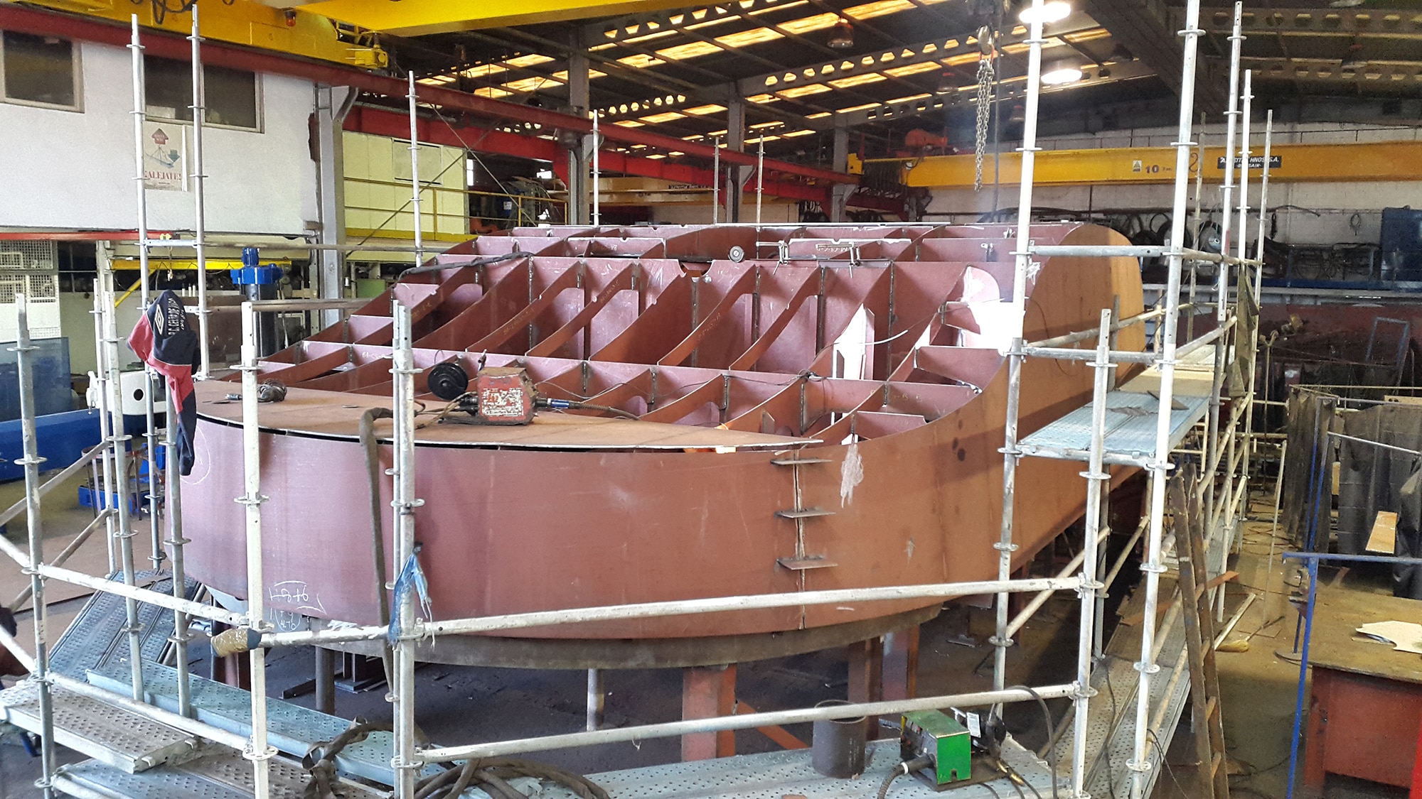 Fabricación de panga para el Buque SANT YAGO TRES