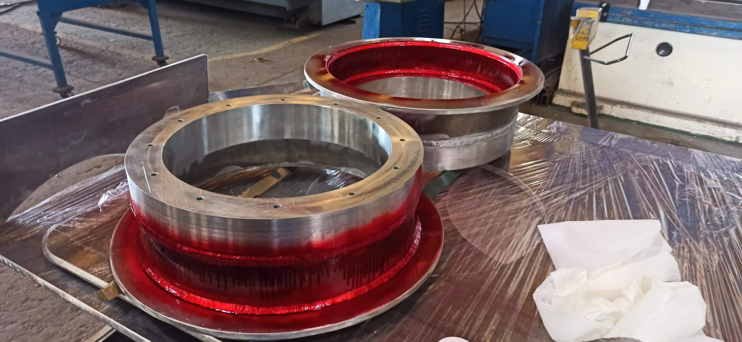 Reforma del buque Bon Vivant en aluminio para la instalación de estabilizadores