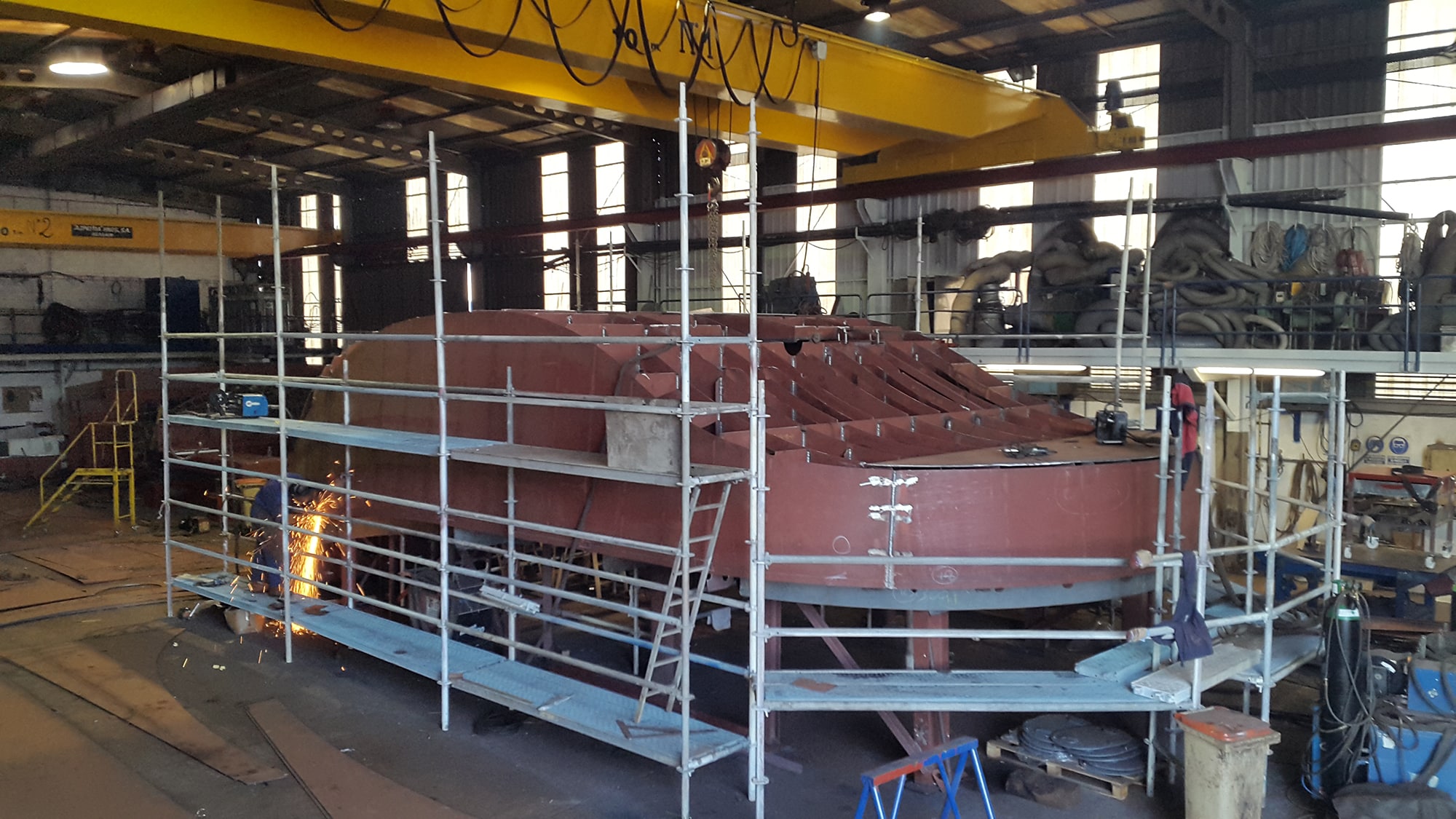 Fabricación de panga para el Buque SANT YAGO TRES